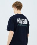에어펀치(AIRPUNCH) Slogan T-shirt_navy