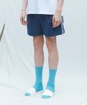 뮤게(MUGUET) SIDE POINT SHORT PANTS (BLUE)