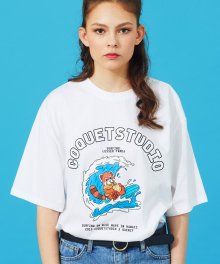 [ C.Q X QUENZY ] COCONUT SURFER LESSER T [레서 팬다] [WH]