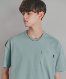 Washed Pocket S/S T-Shirts(Mint)1