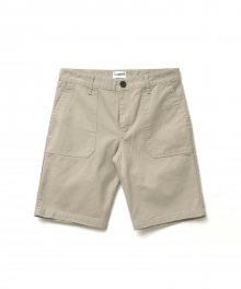 FG Cotton Fatigue shorts (Light Beige)