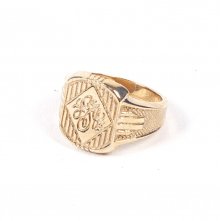 424 CLASSIC INITIAL RING - BRASS