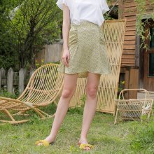 FRUITY MINI SKIRT_YELLOW