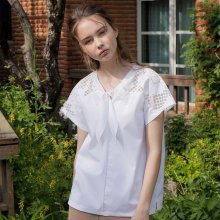 GARDEN RIBBON T-SHIRT_WHITE