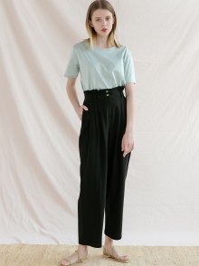 COOL PINTUCK PANTS_BLACK