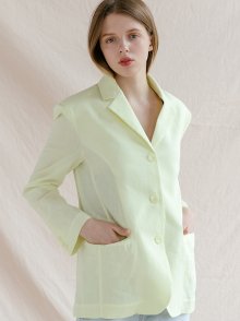 VIVIDLY LINEN JACKET_YELLOW