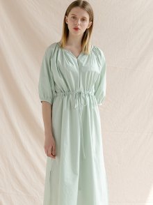 POIN SHIRRING ONE-PIECE_MINT