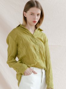 PLAIT SHIRT_KHAKI