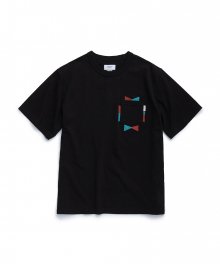 Navajo Pocket T-Shirt Black