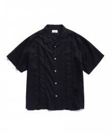 Dillon Guayabera S/S Shirt Black