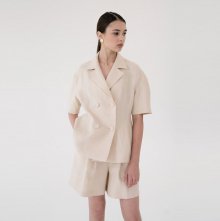 linen summer jacket (light beige)