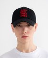 DANCE Embroidered Ball Cap Black