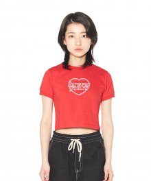 CHARMS HART CROP T