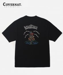 S/S HULA GIRL TEE BLACK