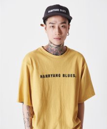 19SS 베이직 로고 하프 티셔츠 (옐로우)
