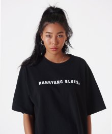 19SS 베이직 로고 하프 티셔츠 (블랙)