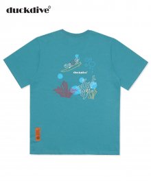 UNDER WATER TEE DEEP SKYBLUE