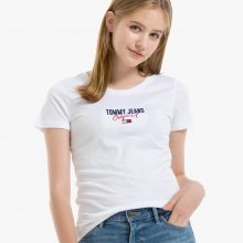 [여성] 코튼 슬림핏 로고자수 티셔츠 T31J6TTO020WT1 N00