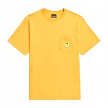 [B.C X S.S]시그니처 로고 포켓 1/2 티셔츠 옐로우