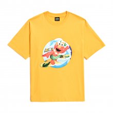 [B.C X S.S]엘모 서퍼 패치 1/2 티셔츠 옐로우