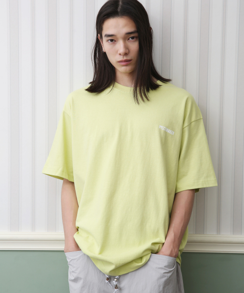 피스메이커(piecemaker) SIGNATURE TEE (LIME)