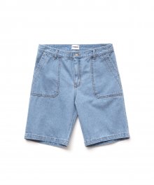 KP Light Washing Denim Short (Blue)