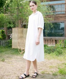 Over Shirts dress - White