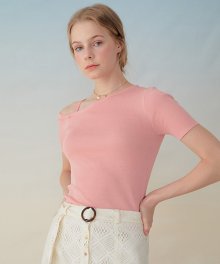 944 point off shoulder knit (pink)