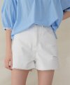 956 cotton shorts in white