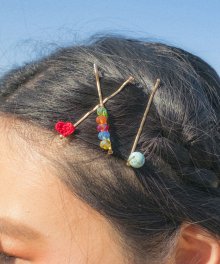Happiness hair pin set