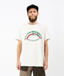 [유니섹스] #The explorer 프린트 티셔츠_Off White