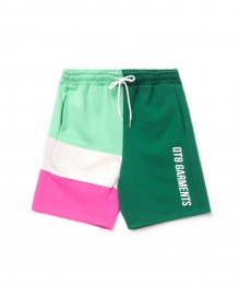 KP Color Block Sweat Short (Pink)