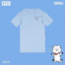 (BT21) 롱롱 티셔츠_LIGHT BLUE_SPRL937G73