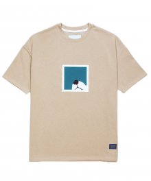 2019_DOGGY NOSE SHORT SLEEVE in Beige
