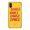 DANCE Printed iPhone 7/8 X/XS Case Yellow