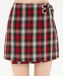 (W) Lune Skirt - Red