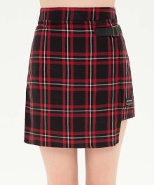 (W) Plum Tree Skirt - Red