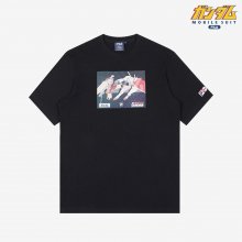 [FILA x GUNDAM] 로블로우 킥 전사 티셔츠 (FS2RSB2G07XBLK)