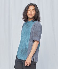 TIE DYED COLORATION TEE _ TURQUOISE