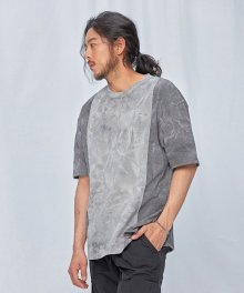 TIE DYED COLORATION TEE _ CHARCOAL