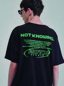NOTK 스포츠 클럽 티셔츠 (블랙)