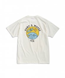 Surf And Waves T-Shirt Ivory