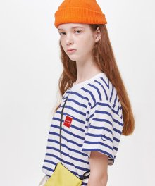 PATCH STRIPE TEE WH