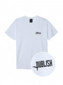 퍼블리쉬(PUBLISH) PB1809011-워싱 로고 반팔 티셔츠 WASHING LOGO TEE-WHITE