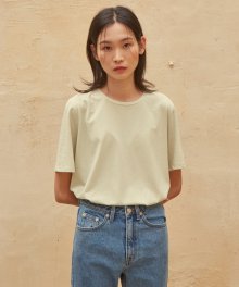 19SR COZY T-SHIRTS (LIGHT GREEN)