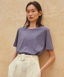 19SR COZY T-SHIRTS (DARK VIOLET)