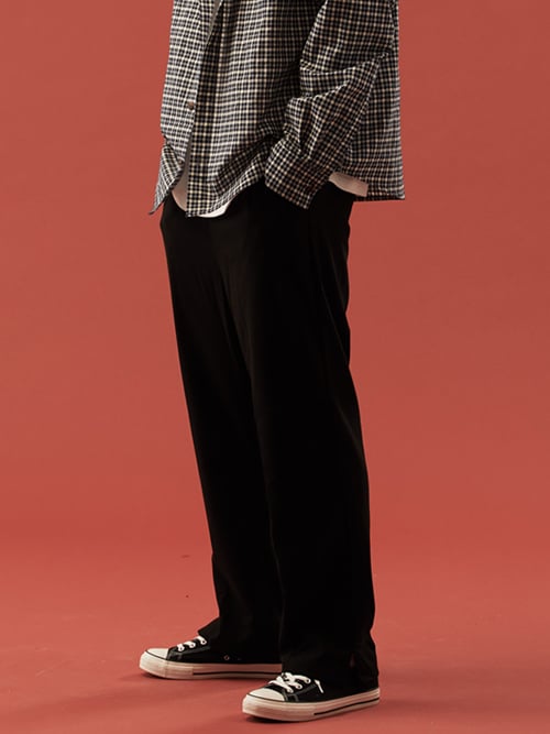 콜릿(koleat) MEN 세미 와이드 밴딩 슬랙스 [프리미엄]