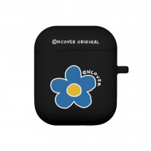 FLOWER POINT-BLACK(AIRPODS JELLY)