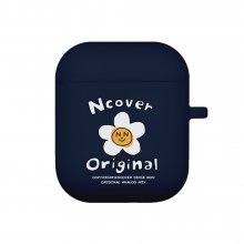 FLOWER GRAPHIC-NAVY(AIRPODS JELLY)