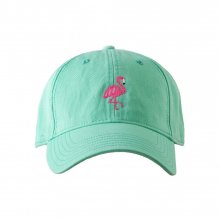 Adult`s Hats Flamingo on keys Green